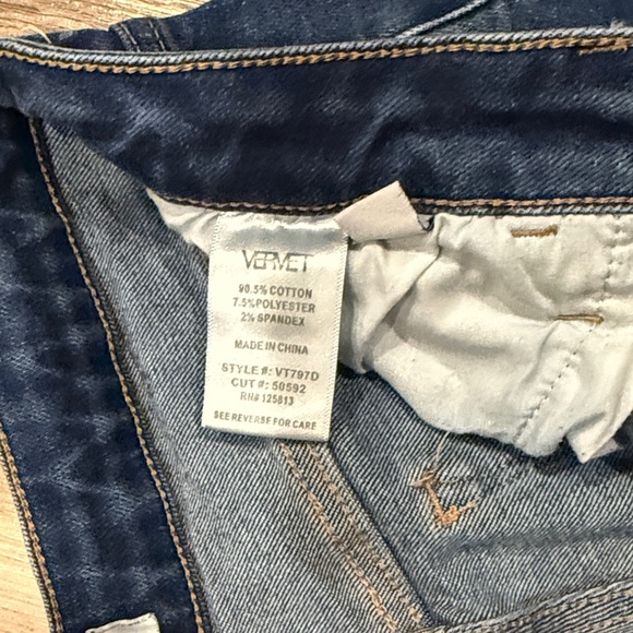 Dark Blue Skinny Jeans for Women - Picture 3 of 4